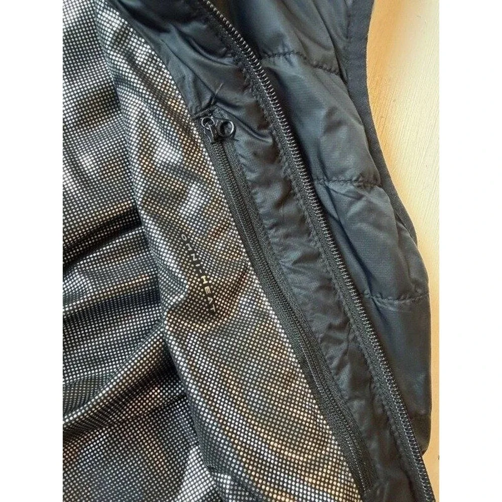 Columbia Mens Omni Heat Black Full Zip Vest Thermal Silver Lined Size Large